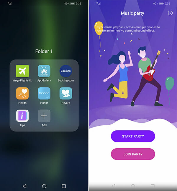 EMUI and party mode