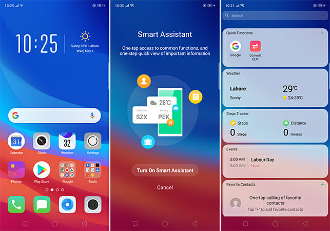 OPPO A3s Smart Assistant