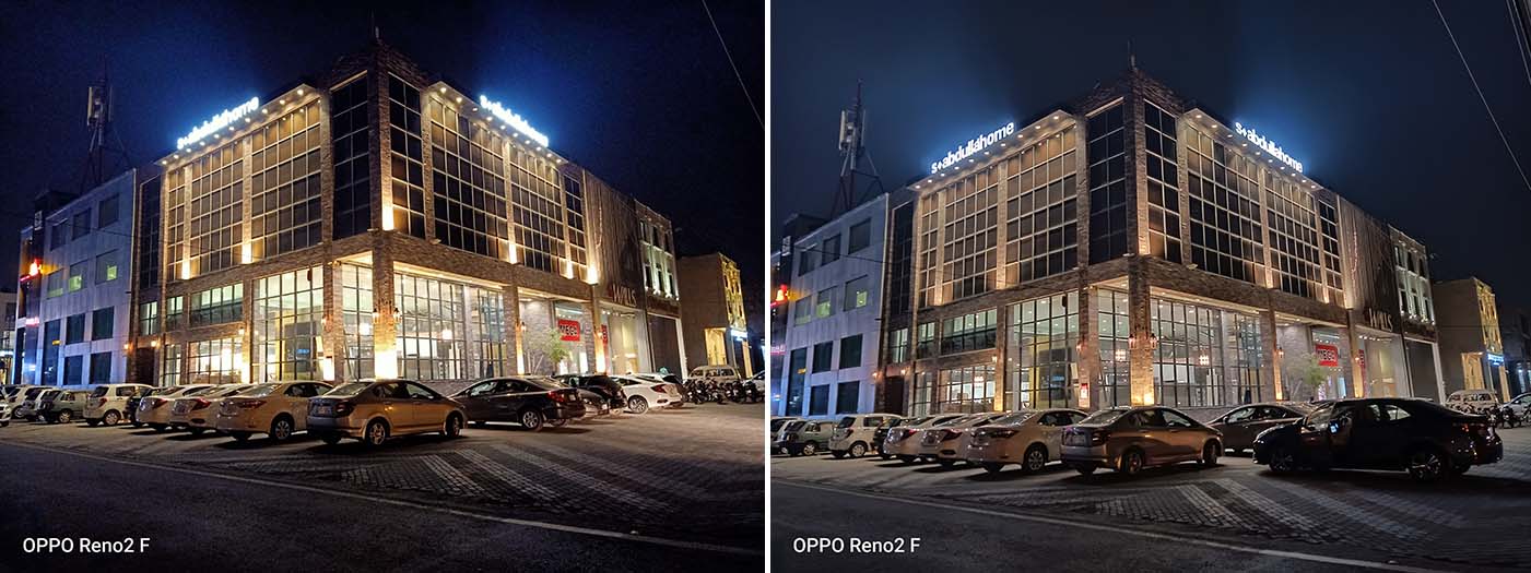 Picture at night with OPPO Reno2 F
