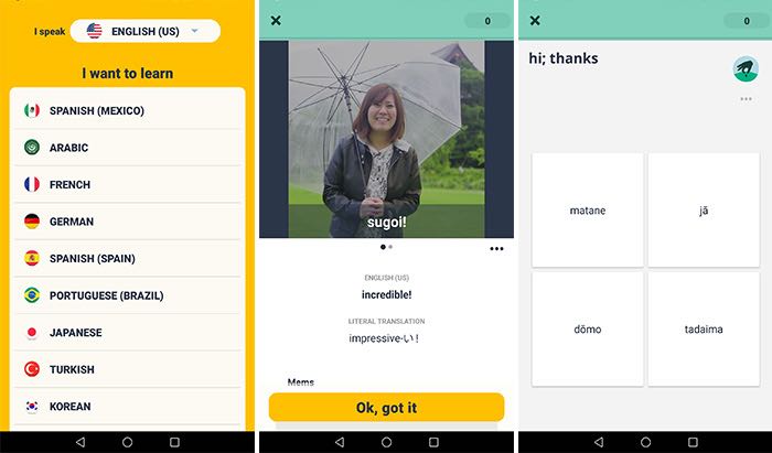 Memrise-best android apps for learning english