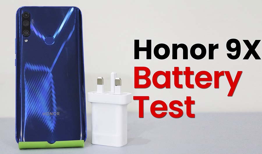 Honor 9X Battery Test