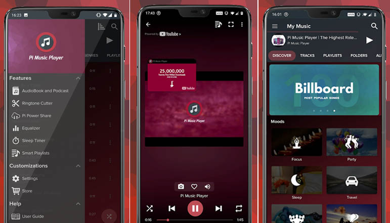 Pi Music Player-Best Music Player Apps for Android