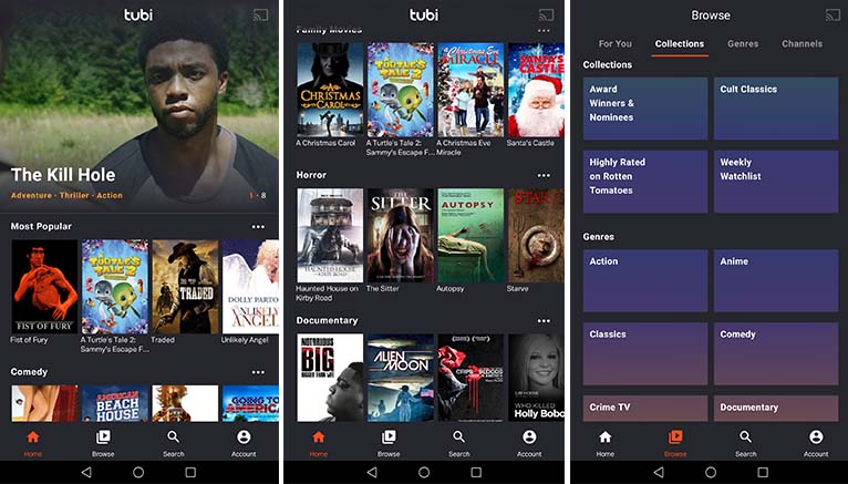 Tubi-Free Movie Streaming Android App