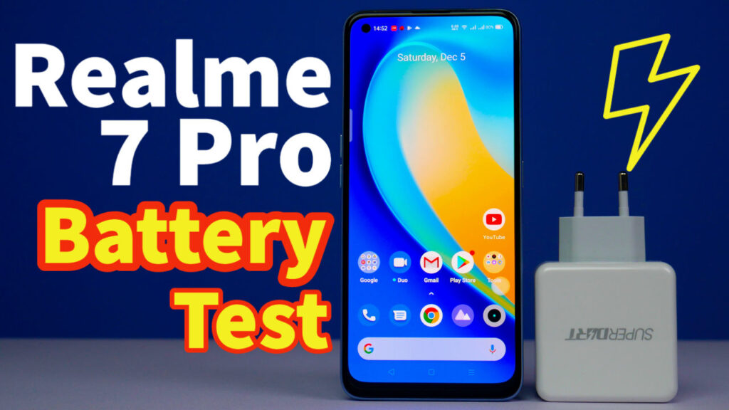 realme 7 pro battery test