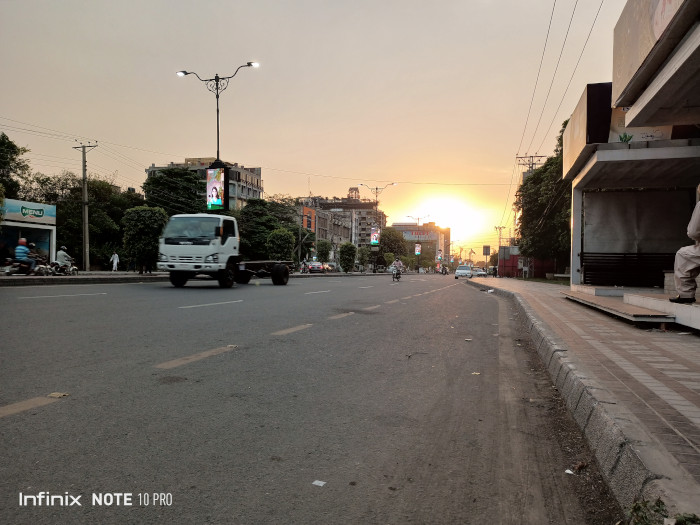 sunset note 10 pro hdr mode