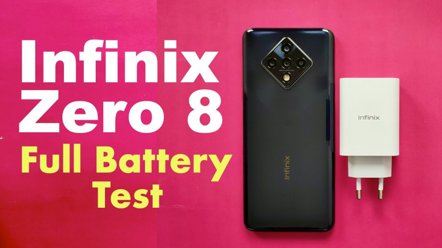 infinix zero 8 battery test